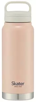 Skater Stainless Steel Mug Bottle 500ml with Screw Handle Dull Pink Thermal/Cold STSC4-A