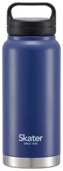 Skater Stainless Steel Mug Bottle 800ml with Screw Handle Navy Thermal/Cold STSC8-A