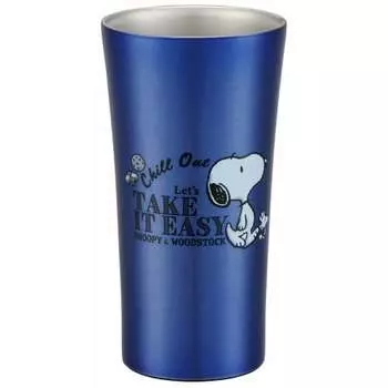 Skater Stainless Steel Tumbler 400ml Snoopy Logo Peanuts STB4N-A
