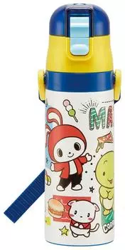 Skater Stainless Steel Water Bottle Direct Drinking 470ml Maizen Sisters 23 Lightweight Type Boys Cool Water Bottle Sports Bottle Cute Kids Children