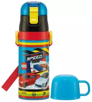 Skater Stainless Steel Water Bottle Direct Drinking 420ml Cup Drinking 350ml Tomica 23 Lightweight Type Boys Small Capacity Type Waterbottle Sports