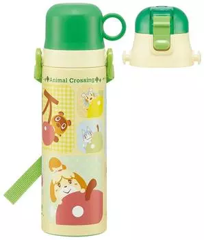Skater Stainless Steel Water Bottle Direct Drinking 580ml Cup Drinking 570ml Animal Crossing Lightweight Type Girls Water Bottle Sports Bottle Cute