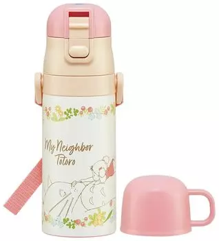 Skater Stainless Steel Water Bottle Direct Drinking 420ml Cup Drinking 350ml Totoro Mei and Me Lightweight Type Girls Ghibli Small Capacity Type