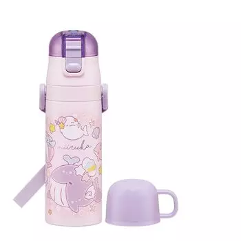 Skater Stainless Steel Water Direct Drinking Cup Drinking Lightweight and Thermal and Cold Water Sports Bottle for Water Children s Bottle, 2-way,