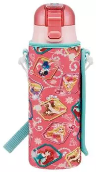 Бутылка для воды Skater из нержавеющей стали Water Direct, легкая, со специальным покрытием, для холодного хранения, Disney Sports, детская, питьевая, 470 мл, Princess,