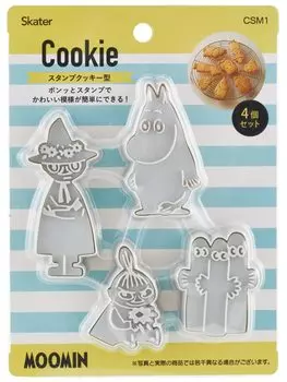 Skater Stamp Cookie Cutter Bread Cutter Moomin Set of 4 CSM1-A