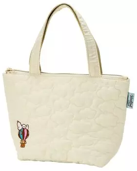 Skater Стеганая ткань Крутая сумка-тоут для ланча с карманами Snoopy Woodstock для путешествий KBCT9-A