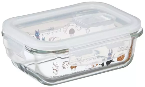 Skater Стеклянный контейнер для хранения Доставка 370 мл S Духовка Микроволновая печь Можно мыть в посудомоечной машине Термостойкий Kiki s GBST4-A