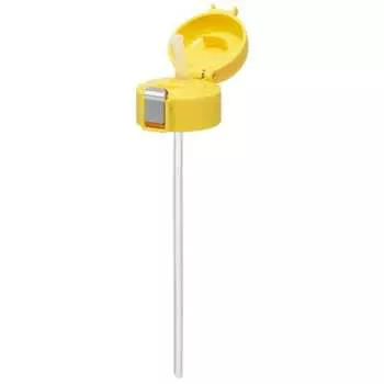 Skater STOT5ST Cap Unit One Touch Straw Stainless Steel Bottle Parts Yellow Parts Replacement Spare P-STOT5ST-CU-A