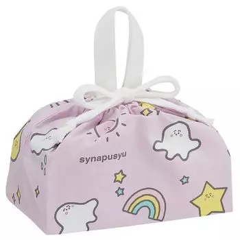 Skater Сумка-ланч-бокс с завязками и вставкой для детей, сделано в Японии, Shinapushu Girls KB7, детская