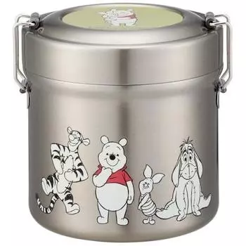 Skater Термобокс для ланча Disney Winnie the Pooh Mute Color 600 мл Чаша антибактериальная вакуумная нержавеющая сталь STLB1AG-A
