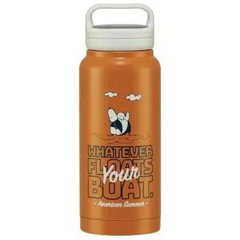Skater Thermal/Cold Stainless Steel Mug Bottle 800ml with Screw Handle Snoopy STSC8-A