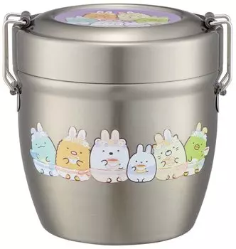Skater Thermal Lunch Box Sumikko Gurashi Rabbit Rice 550ml Antibacterial Vacuum Stainless Steel STLBD6AG-A