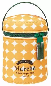 Skater Thermal Lunch Jar Soup Jar Cover M Marche Pumpkin 9cm x Height 13cm SJP1-A
