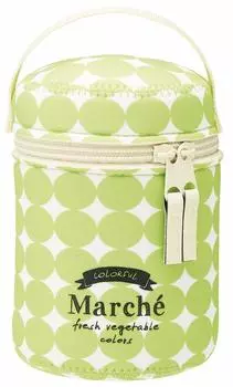 Skater Thermal Lunch Jar Soup Jar Cover M Marche Avocado 9cm x Height 13cm SJP1