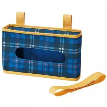 Skater tissue box cover traditional check JTC1