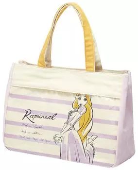 Skater Tote Lunch Bag with Clear Pocket 36 x 26 x 12cm Rapunzel Disney VBC1