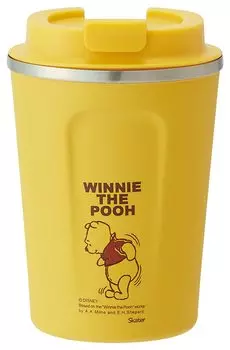 Skater Vacuum Stainless Steel Thermal Insulation Coffee Tumbler S 350ml Disney Winnie the Pooh STBC3F-A