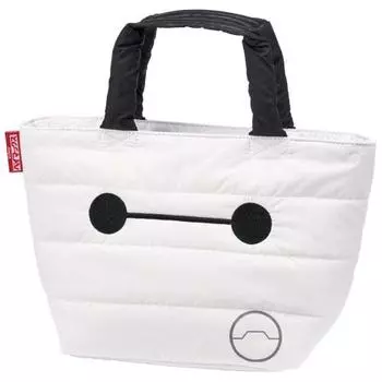 Skater Washable Cold Lunch Bag Double Layer Soft Lunch Bag Cute Stylish Inner Bag Included Disney Baymax KLD1-A