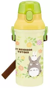 Skater Water Bottle 480ml My Neighbor Totoro Plants Made in Japan PSB5SAN Children s зелёный