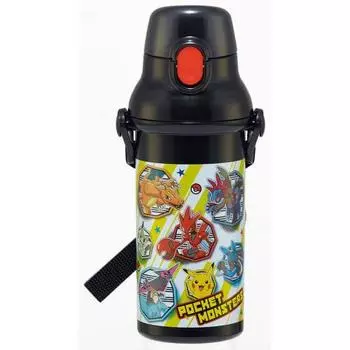 Skater Water Bottle 480ml Pokemon 23 Children s Antibacterial Plastic Boys Made in Japan PSB5SANAG-A