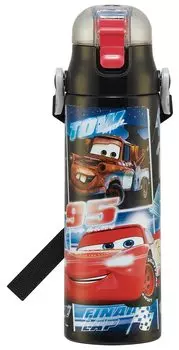 Skater Water Bottle 580ml Disney Cars 23 Direct Drinking Boys Stainless Steel Sports Bottle SDC6N-A