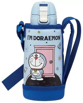Skater Water Bottle Doraemon Space Stroll 600ml with Cover KSTCH6-A