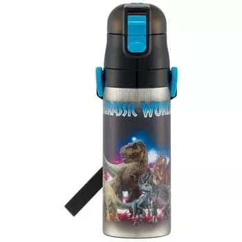 Skater Water Bottle Jurassic World 23 470ml Children s Stainless Steel Sports Bottle SDC4-A