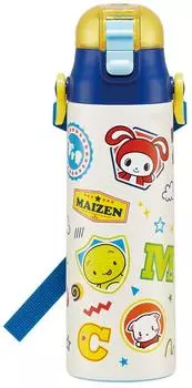 Skater Water Bottle Maizen Sister Water 580ml Direct Drinking Stainless Steel Sports Bottle SDC6N-A