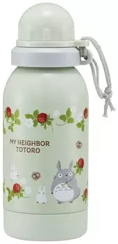 Skater Water Bottle Single Layer Stainless Steel Bottle 580ml Room Temperature Healthy Drink My Neighbor Totoro Strawberry Studio Ghibli SSSC6-A