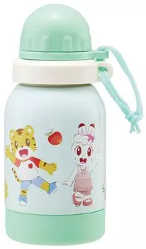Skater Water Bottle Single Layer Stainless Steel Bottle 380ml Room Temperature Health Drink Shimajiro SSSC4-A