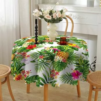 Скатерть 2шт рождественское украшение водонепроницаемая и маслостойкая обеденная скатерть полиэстер украшение