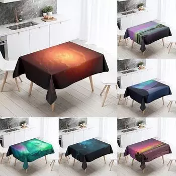 Скатерть Аврора Фэнтези звездное небо вечерние украшения для ресторана противообрастающий водонепроницаемый домашний стол 40x70cm