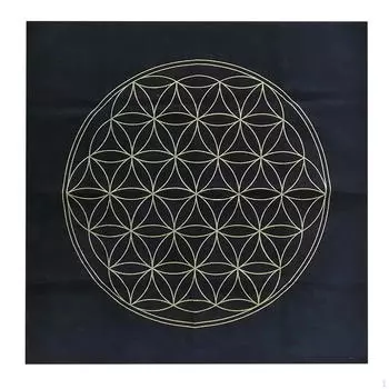 Скатерть для алтарной карты Цветок жизни Астрология Настольная игра Гобелен