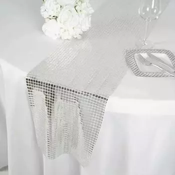 Скатерть для дискотеки, зеркало, серебряная блестящая фольга, покрытия для стола, ковбой, девичник, декор стола