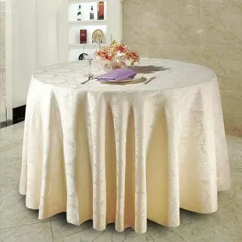 Скатерть для круглого обеденного стола, скатерть для стола, юбка для стола, юбка для стола, скатерть для круглого стола, бежевая, большая, красно-коричневая, на заказ 260 темно-фиолетового