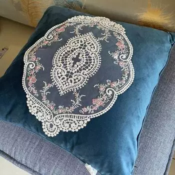 Скатерть для кухонного стола, скатерть с ажурным кружевом