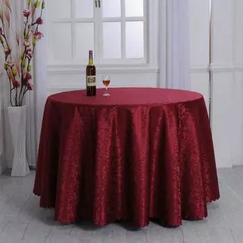 Скатерть для ресторана в отеле, большая скатерть для стойки ресторана, юбка для стола, флаг для стола, бордовый, шампанского, серебристо-серый, круглый стол 120*160