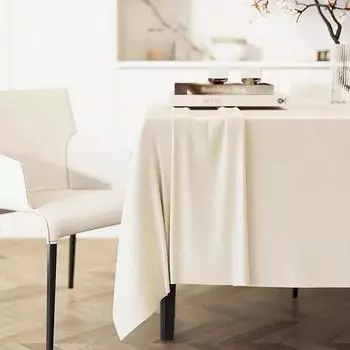 Скатерть из искусственной овчины, однотонная искусственная кожа, водонепроницаемая квадратная скатерть 60x120cm белый