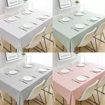 Скатерть из ПВХ, водонепроницаемая и маслостойкая, несмываемая, для стола, для студентов, прямоугольная скатерть для обеденного стола, коврик для журнального столика 40x60cm