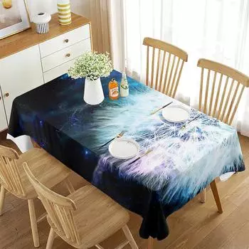 Скатерть Одуванчик Закат Деревенский Одуванчик Крышка Стола Для Прямоугольного Стола Скатерть Столовая Кухня Эстетизм Декор 40x70cm 15x27inch