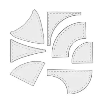 Скатерть плетеная Шаблон Лоскутное шитье Скатерть Швейная линейка Шаблоны Лоскутное шитье Шаблоны швейных линеек Лоскутное шитье своими руками CN