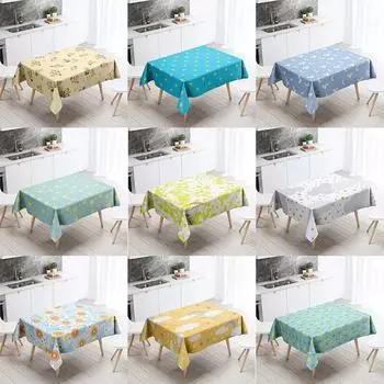 Скатерть с изображением солнца, луны и звезд, домашний декор, устойчивая к пятнам, водостойкая декоративная прямоугольная кухонная столешница для камина 40x70cm