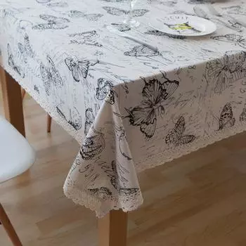 Скатерть в американском стиле, элегантная скатерть с надписью «Бабочка», чехол для чайного стола 40x60cm
