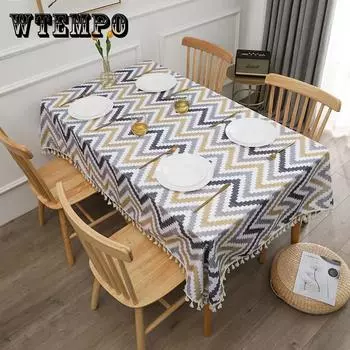 Скатерть в клетку для дома, прямоугольная скатерть в пасторальном стиле, круглая скатерть 40x60cm