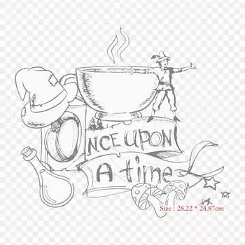 Сказки Гримм Сказки Гримм Белоснежка термопереносная печать виниловые нашивки наклейки для одежды DIY аппликации моющиеся нашивки