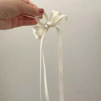 Сказочные заколки-бантики для волос Лента Женщины Балет Искусство Лента-стример Зажим Заколка Бант Акула Когти Клипсы Девушки Аксессуары для волос Ювелирные изделия