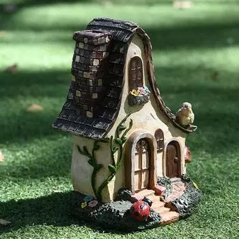 Сказочный мир, сад гномов, ландшафтный дизайн, дом, изделия из смолы, ресторан, сад, аксессуары для украшения дома 16x12x25 cm
