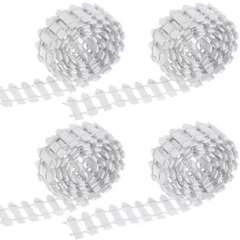 Сказочный садовый забор, мини-украшенный деревянный забор бронзовый