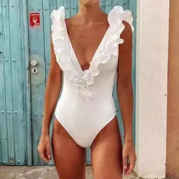 Сказочный женский монокини, сплошной цвет, удобная пляжная одежда, купальный костюм без рукавов для спа